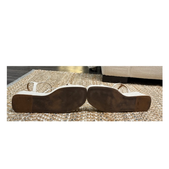 Reformation - Platform Wedge Sandals – Oatmeal Linen (Size 39 / US 8.5) - Picture 12 of 14